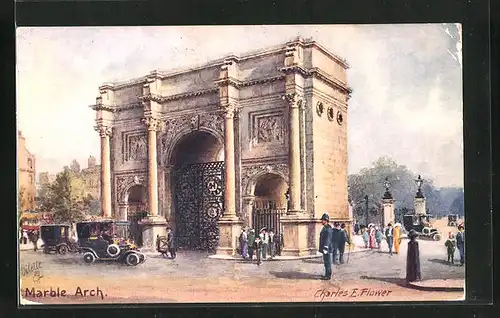 Künstler-AK Charles F. Flower: Marble Arch