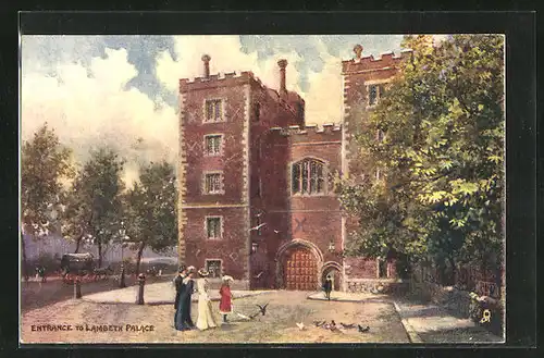 Künstler-AK Charles F. Flower: Entrance to Lambeth Palace