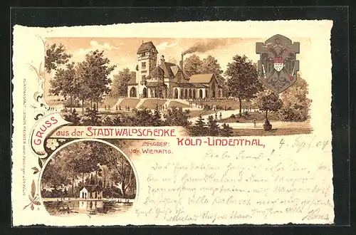 Lithographie Köln-Lindenthal, Restaurant Stadtwaldschenke