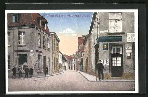 AK Issum, Blick in die Geldernsche Strasse