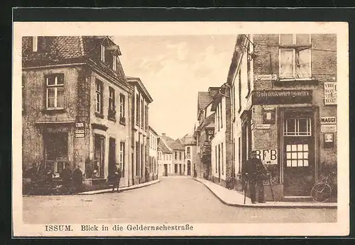 AK Issum, Geldernschestrasse Ecke Capellener Strasse