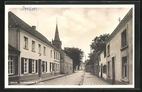 AK Issum, Geldernsche Strasse