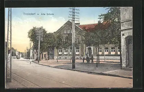AK Troisdorf, Strasse an der alten Schule