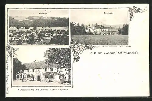 AK Wahlscheid, Gasthaus zum Auelerhof, Haus Auel