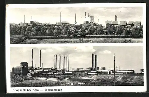 AK Knapsack bei Köln, Werkanlagen, Mehrfachansicht