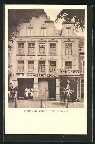AK Kevelaer, Hotel zum weissen Kreuz
