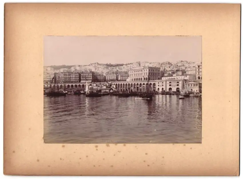 15 Fotografien unbekannter Fotograf, Algerien, Algier Hafen & Stadt, Einheimische, Festung-Fort, Beduinen Krieger 0