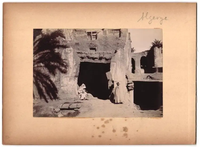 15 Fotografien unbekannter Fotograf, Algerien, Algier Hafen & Stadt, Einheimische, Festung-Fort, Beduinen Krieger 10
