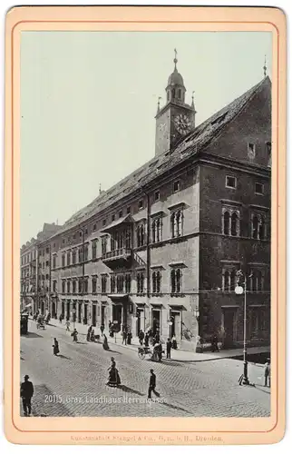 Fotografie Stengel & Co., Dresden, Ansicht Graz, Grazer Landhaus in der Herrengasse 16