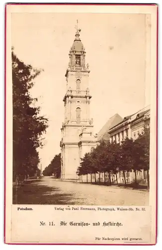 Fotografie Paul Herrmann, Potsdam, Ansicht Potsdam, Garnisionskirche, Hofkirche
