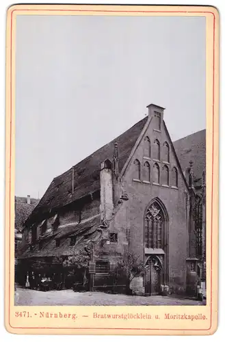 Fotografie Ernst Roepke, Wiesbaden, Ansicht Nürnberg, Bratwurtsglöcklein & Moritzkapelle