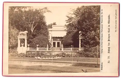 Fotografie Paul Herrmann, Potsdam, Ansicht Potsdam, Schloss des Prinzen Carl in Glienicke