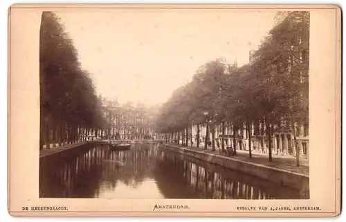 Fotografie A. Jager, Amsterdam, Ansicht Amsterdam, De Heerengracht