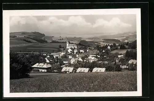 AK Giesshübel im Adlerebirge, Panorama