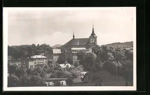 AK Nova Paka, Ortspartie mit Kirche