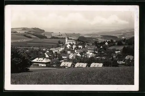AK Giesshübel im Adlergebirge, Panorama