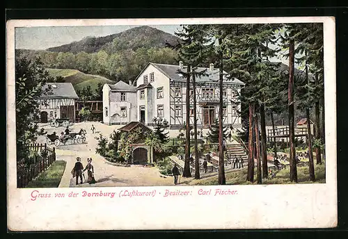 AK Dornburg im Westerwald, Blick auf das Gasthaus Carl Fischer im Luftkurort