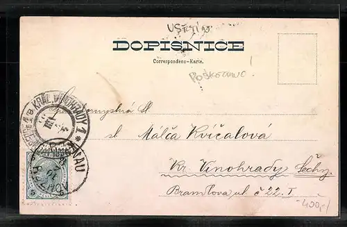 AK Roznov, Rozn rybnik, Prijezd od nadrazi