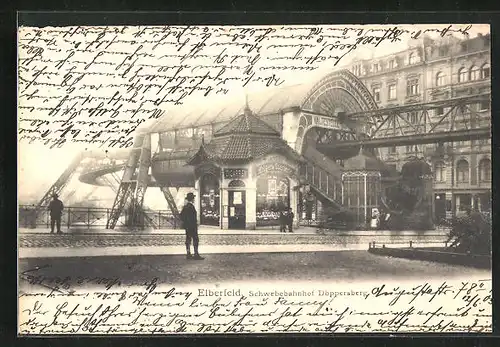 AK Elberfeld, Schwebebahnhof Döppersberg