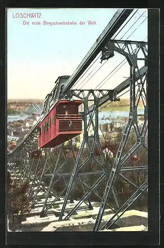 AK Loschwitz, Die erste Bergschwebebahn der Welt