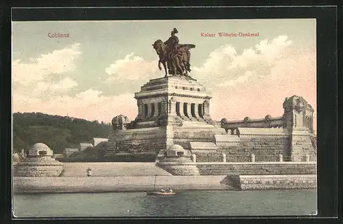 AK Koblenz, Kaiser Wilhelm-Denkmal