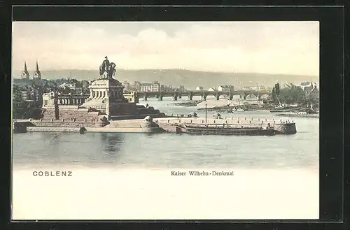 AK Koblenz, Kaiser Wilhelm-Denkmal