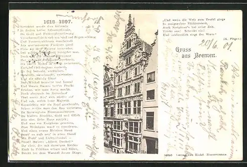 AK Bremen, Alt-Bremer Haus 1818-1897