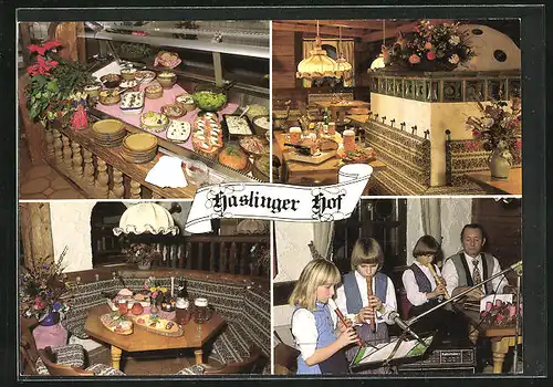 AK Bad Füssing, Gasthasu Haslinger Hof, Innenansichten