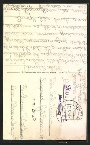 AK Rolfshagen, Ort aus der Ferne