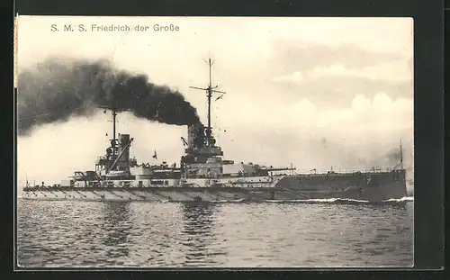 AK Kriegsschiff SMS Friedrich der Grosse