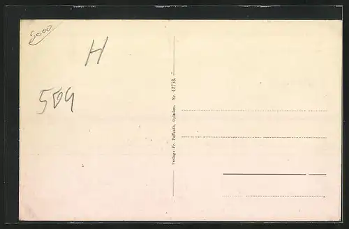 AK Opladen, Gasthof zur Post in der Kölner-Strasse