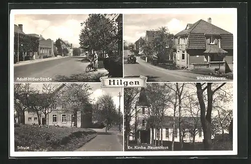 AK Hilgen, Witzheldenerstrasse, Strasse, Schule