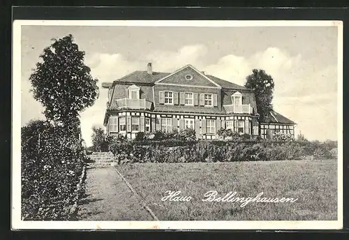 AK Burscheid b. Köln, Hotel Haus Bellinghausen