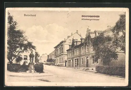 AK Burscheid, Blick in die Altenbergerstrasse