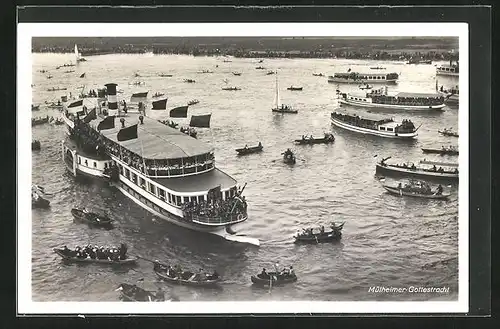 AK Mülheim am Rhein, Szenerie der Mülheimer-Gottestracht