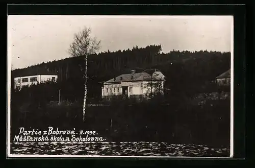 AK Bobrova, Méstanská skala a Sokolovna