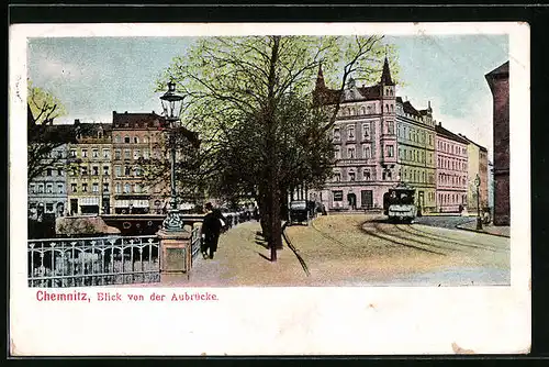 AK Chemnitz, Blick von der Aubrücke