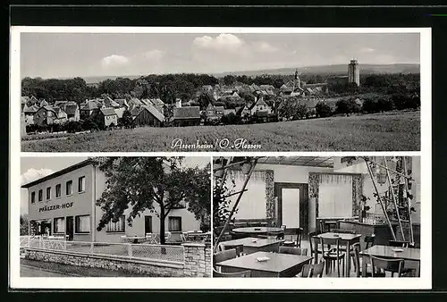 AK Assenheim /O.-Hessen, Hotel Pfälzer-Hof, Bes. H. Krust