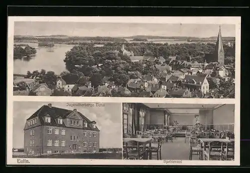 AK Eutin, Jugendherberge, Speisesaal, Totalansicht