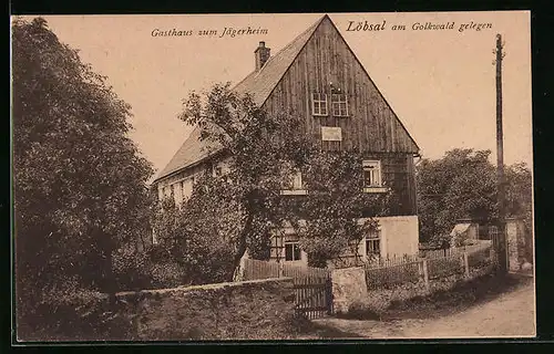 AK Löbsal am Golkwald, Gasthaus zum Jägerheim