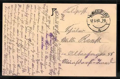 AK Königslutter, Marktstrasse mit Geschäften und Baum