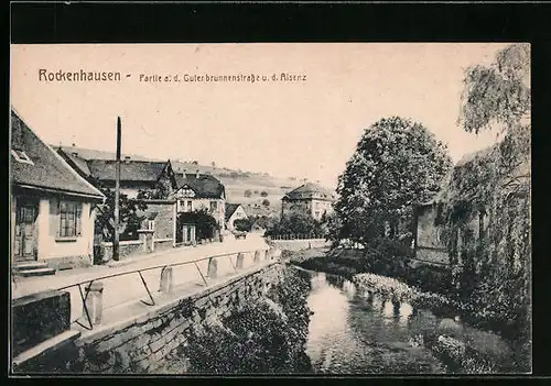 AK Rockenhausen, Partie a. d. Gutenbrunnenstrasse u. d. Alsenz