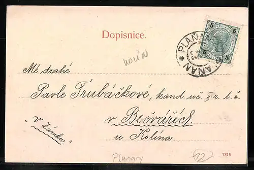 AK Planany, Sokolna, Stara posta