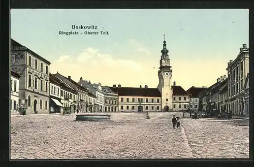 AK Boskowitz, Ringplatz, Oberer Teil