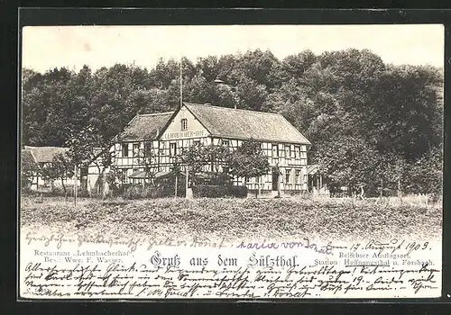 AK Rösrath, Restaurant Lehmbacherhof im Sülztal