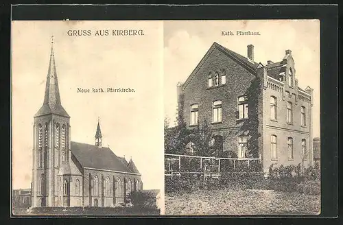 AK Kirberg, Neue katholische Pfarrkirche, Katholisches Pfarrhaus