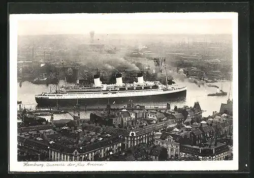 AK Hamburg, Ausreise der Cap Arcona