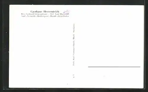 AK Much, Gasthaus Herrenteich