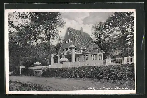 AK Wiehl, Waldgasthof Tropfsteinhöhle