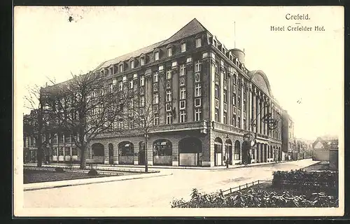 AK Krefeld, Hotel Krefelder Hof